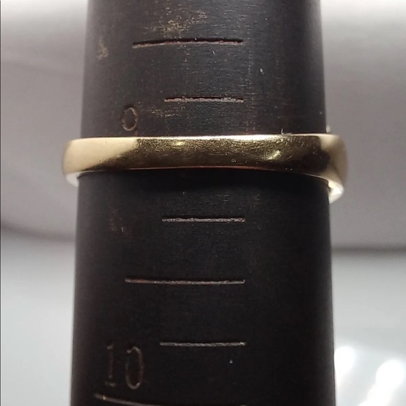 Onyx cabochon with rubies 14K gold - Picture 6 of 7